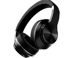 DrPhone ANC-E11 - AptX Noise Cancelling Koptelefoon – Ruisonderdrukking – Over Ear – Bluetooth 5.0 - Wireless Headphone - Zwart