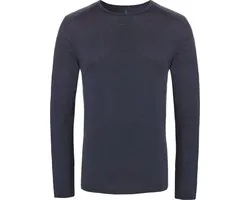 NOMAD® Tech Thermal Longsleeve Heren | Donkergrijs | S | Warme baselayer | Merinowol en polyester mix | Thermische regulatie en vochttransport | Anti-geur
