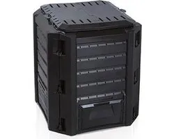 Prosperplast Compogreen IKST380C - Compostbak - 380 Liter - Vorstbestendig - UV-bestendig - Zwart