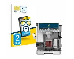 BROTECT - Screenprotector voor Ninja Luxe Cafe Pro ES701EU - Folie Beschermfolie transparant 2 Stuks