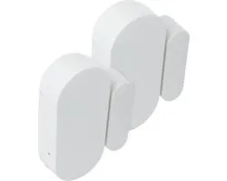 Slimme Zigbee deursensor - Set van 2 - Ook geschikt als raamsensor - Eenvoudig in te stellen via de Smart Life app - Wit