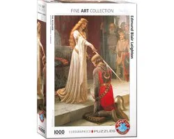 Eurographics - De ceremonie van de Ridderschap [The Accolade] - Edmund Blair Leighton - 1000 stukjes 48×68cm (b×h) - Fine Art Legpuzzel