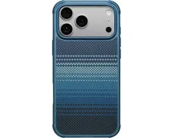 PITAKA Aramid ProGuard - Hoesje Geschikt voor Apple iPhone 17 Pro - Compatibel met MagSafe - Aramidevezel 600D - MIL-STD-810H - Back Cover Moonrise