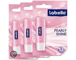 Labello Pearly Shine - Lippenbalsem Voordeelverpakking 4.7 ml - 3 Stuks