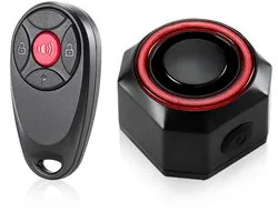 PROKING Alarmsysteem met achterlicht - Fiets alarm - Multifunctioneel - Met afstandsbediening - Beugel aan stuur - Waterdicht - Voertuig beveiliging - Alarm met sensor - Rood licht
