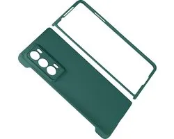 Avizar Coque adaptée pour Honor Magic V2 Stijf ultra fine, vert foncé