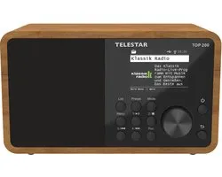 Radio transistor Telestar TOP 200 Holz avec radio Internet Internet, DAB+, VHF (FM) Bluetooth, USB, WiFi, AUX Bois