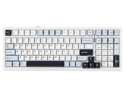 EPOMAKER xAULA F99 Wireless Mechanical Keyboard,Hot Swappable Gasket Customized Gaming Keyboard with Five Layers Filling, Bluetooth/2.4GHz/USB-C,RGB, 8000mAh Battery (Blue, Greywood Switch)