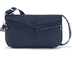 kipling Sac à épaule bandoulière Basic Eyes Wide Open Izellah Medium Shoulderbag Blue Bleu 2