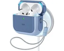 Étui hybride ESR Halolock Orbit adapté aux AirPods 4 (AirPods 4e génération) (2024) Magsafe Blauw
