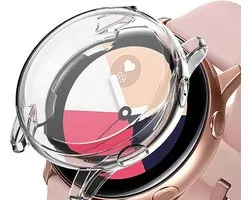 Étui + protection d'écran pour Samsung Galaxy Watch Active 2 44mm - Étui en silicone TPU - Protection complète à 360 degrés