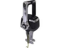 SeaStar Xtreme Dual Top Mount Control, Chrome met Trim schakelaar