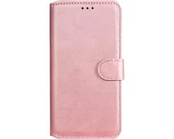 Voor OPPO Reno3 5G / Find X2 Lite klassieke kalfsstructuur PU + TPU horizontale flip lederen tas, met houder en kaartsleuven en portemonnee (rose goud)