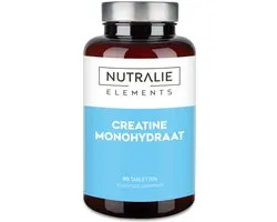 Nutralie Monohydrate de Créatine - 90 Comprimés - Suppléments Énergie & Développement Musculaire - Hommes et Femmes - 6000 mg Monohydrate de Créatine - Soutien Sportif