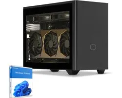 Sedatech Mini-PC Werkstation Waterkoeling ITX • AMD Ryzen 9 9900X 12x 4.4GHz • Geforce RTX 5080 • 32Gb DDR5 • 2Tb SSD M.2 • WiFi • Bluetooth, USB C • Windows 11 • Desktop computer
