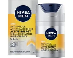 NIVEA MEN Active Energy Gezichtscrème - Dagcrème Normale huid - Moisturizer - Gezichtscreme Mannen - Met cafeïne - 50 ml