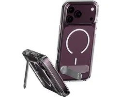 CARE Feature Case Transparent Urban Explorer w. Kickstand and white Magsafe iPhone 18 Pro