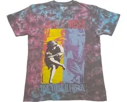 Guns N' Roses Tshirt Homme -XL- Use Your Illusion Blauw/Rouge