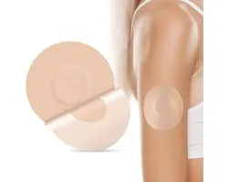 25-pack sensorhoezen - Glucosemeter fixatiepleisters - Waterdichte, latexvrije pleisters Geschikt voor Libre 1/2/3 Plus sensor CGM flexibele pleisters - Geen kleefmiddel - Gaat 15 dagen mee - Beige