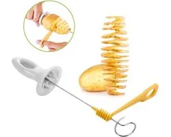 Potato Twister - Chips maker - Aardappel snijder - 4 stuks - RVS