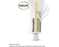 Dermatix Wondhelende Crème 32g | Snelle & verbeterde wondgenezing | 5-in-1 Werking | 4× snellere genezing van wonden, schaafwonden & brandwonden