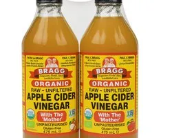 Bragg apple cider azijn - Apple vinegar - 2 x 473 ml - Voedingssupplement - Multipack - Voordeelbundel