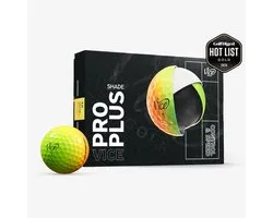 Vice Golf - Balles de golf Pro Plus - Teinte Orange Yellow - Paquet de 12 - Développées pour des vitesses de swing élevées et des performances optimales