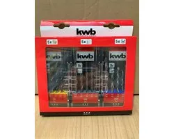 KWB - Powerboxenset - Hout, Steen, Metaal (3 sets)
