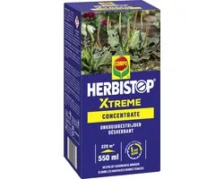 Herbistop Xtreme - puissant désherbant total - concentré - résultats en 1 heure - conditionnement 550 ml (220 m²)
