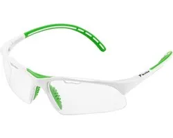 Unisex Squash Bril - Wit Groen, Goed Ventilatie en Grip