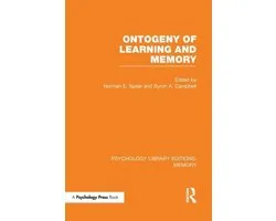 Psychology Library Editions: Memory- Ontogeny of Learning and Memory (PLE: Memory)