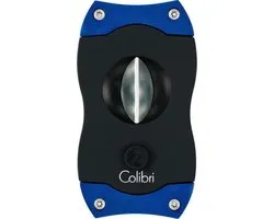 Sigarenknipper Colibri V-Cut zwart - blauw
