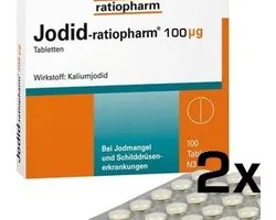 Jodid-ratiopharm 100μg tabletten, 100 stuks | jodium tabletten | jodium