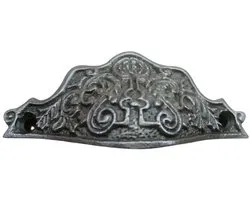Bureau Cup Pull Handle Antique Iron