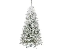 Springos Besneeuwde Kunstkerstboom - Spar Lux - 385 Takken - 220 CM