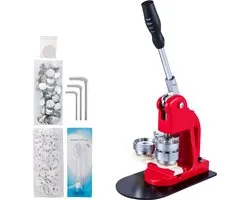 VEVOR Knopenmachine Button Machine Button Press 44 mm Ansteckbuttonmaschine 1000 Stuks Buttons