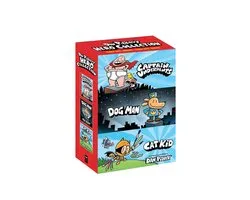 Dog Man- Dav Pilkey's Hero Collection (Captain Underpants #1, Dog Man #1, Cat Kid Comic Club #1)