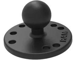 RAM Mount B-Kogel (25 mm) Aluminium Basis Rond - RAM-B-202U