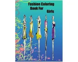 Fashion Coloring Book For Girls