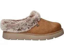 Skechers KEEPSAKES LITE - COZY BLEND Dames Sloffen - Chestnut