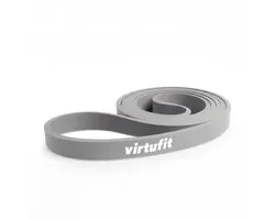 VirtuFit Bande de résistance - Bande de résistance Pro - Élastique fitness - Extra léger (15 mm) - Gris - Entraînement corps entier - CrossFit - Sport à domicile - Yoga & Fitness