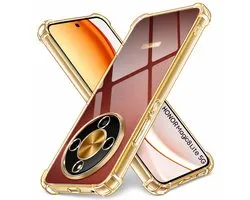 Hoesje geschikt voor Honor Magic 8 Lite 5G backcover Shockproof siliconen Transparant