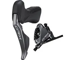 Shimano Schijfremset Grx-rx810 Links Voor 2-speed Di2 Zwart
