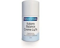 Nova Vitae - Kokoro - Balance Crème - 2,4% -Progesteroncrème - Pre- en Menopauze ondersteuning - 50 ml