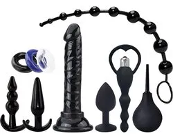 Plug It Anal Pleasure Set Zwart