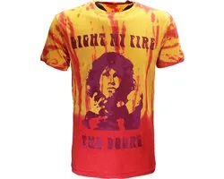 The Doors Light My Fire Dip Dye T-Shirt - Officiële Merchandise - S