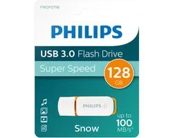 Philips USB stick 3.0 128GB - Snow - Oranje - FM12FD75B