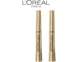 L'Oreal Paris Telescopic Mascara zwart - 2 stuk