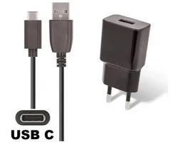 OneOne 2A lader + 0,2m standaard USB C kabel. Oplader adapter past op Soundcore (Anker) Motion Boom, Motion+ Plus, Trance Go, Soundcore 3, Icon plus, Select 2, Select Pro, Rave Neo, Flare 2, Boost (2e Gen.)