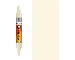 Molotow ONE4ALL - Marqueur double acrylique blanc cassé 1,5 - 4 mm
